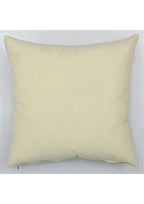 Aztec Tree Suzani Embroidered Cotton Satin Cream Cushion Cover 16"x16"