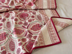 100% Cotton Mulmul Dohar Double Bed 108 x 108 Inches Festive Rangoli Metallic Printed Reversible