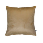 Evergreen Green Solid Reversible Velvet Cream Cushion Cover Size 16" x 16"