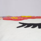 Cute Unicorn Embroidered Cushion Cover Size 16"x16"