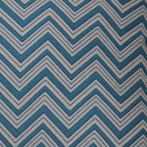Block Print Global Threads Solid Blue Frill Reversible Cotton Cushion Cover Size 16 x 16 Inch Set of 2