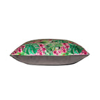 Tropical Bird Toucans Whimsy Printed Velvet Multicolour Cushion Cover 16" x 16"