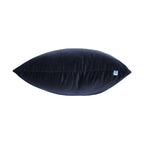 Pepper Corn Reversible Velvet Charcoal Solid Cushion Cover Size 16" x 16"