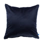 Pepper Corn Reversible Velvet Charcoal Solid Cushion Cover Size 16" x 16"