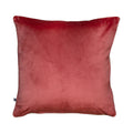 Potpourri Solid Reversible Velvet Rose Pink and Cream Cushion Cover 16"x16"