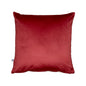Sangria Solid Reversible Velvet Wine and Cream Cushion Cover Size 16" x 16"