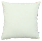 Chevron Pattern Water Colour Print Multicolour Cotton Cushion Cover Size 16"x16"