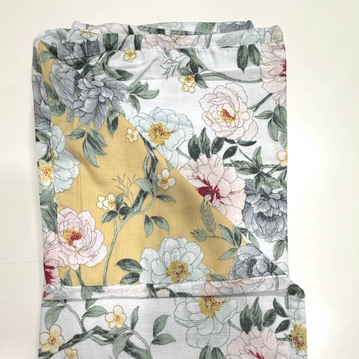 100% Cotton Mulmul Dohar Single Bed Printed Reversible 60 x 90 Inches
