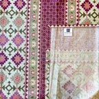100% cotton super king size bedsheet 108 x 108 inches festive meenakari sitara printed