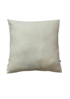 Hand Embroidery Aztec Diamonds Mustard Cotton Slub Cushion Cover Size 16"x16"