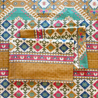 100% cotton super king size bedsheet 108 x 108 inches festive meenakari sitara printed
