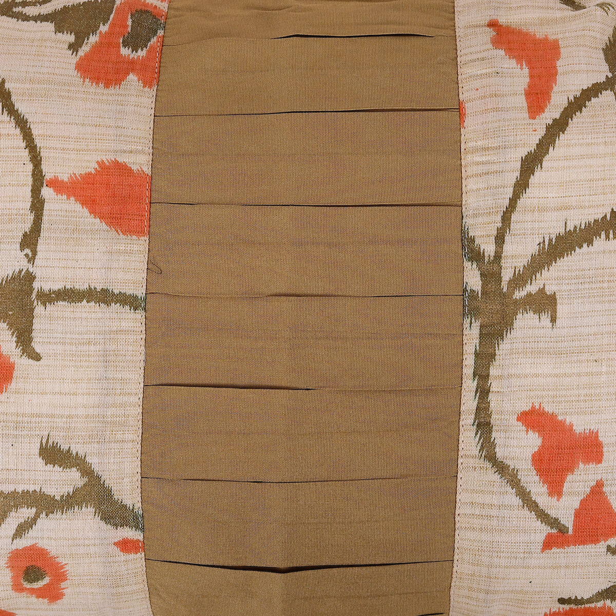 Classic Solid Golden Polyester Lumbar Cushion Cover with filler  12 x 18 Inch