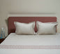 Art Lacey Legacy 100% Cotton Embroidered Flat Bed Sheet – 400 TC – 90" x 108"