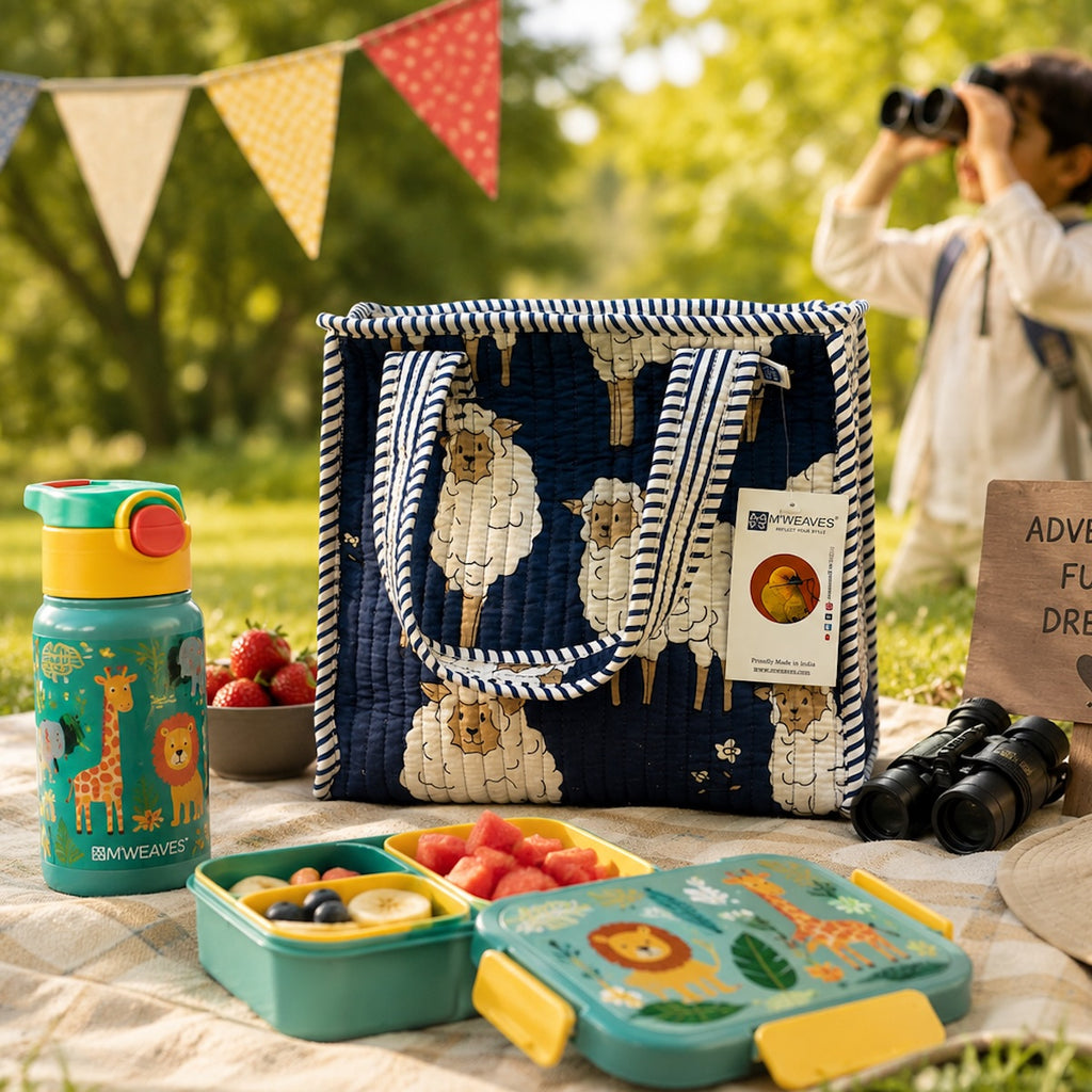 Tiffin Tales Cozy Sheep Kids Lunch Bag