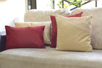 Mono Colour Satin Pleated Cushion Cover - 16''x16" Size