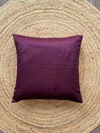 Premium Reversible Slub Silk Cushion Cover - 16” x 16”