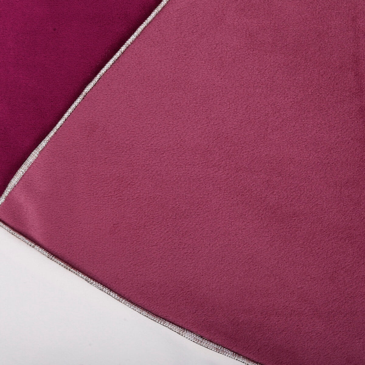 Luxury Velvet Color Block Cushion Cover - 16” x 16”