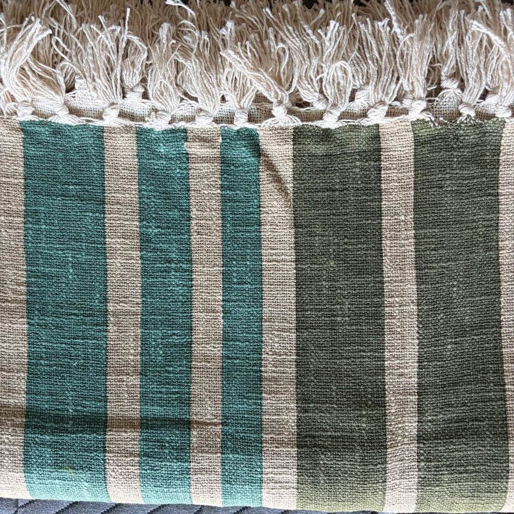 Rekha Bel Jaipur - Hand Block - Printed - 100% Cotton -  Bed Cover- King Size  Offwhite-Multicolour 90"x108"