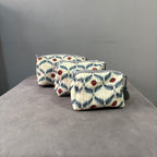 Vanya Edit Vanya Fern Quilted Velvet Toiletry Set