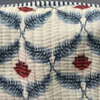 Vanya Edit Vanya Fern Quilted Velvet Toiletry Set