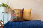 Classy Warli Design Printed Khadi Silk Multicolour Cushion Cover Size 16''x16''