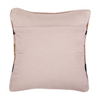 Textured Stripes Pattern Woven Handloom Multicolour Cushion Cover Size 16"x16"